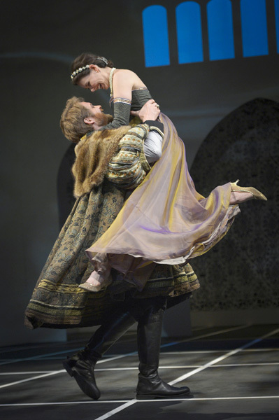 King Henry VIII (Craig Marker) and Anne Boleyn (Liz Sklar)